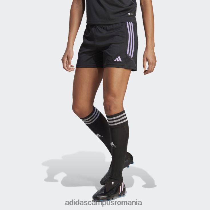 adidas campus romania pantaloni scurți de antrenament club negru tiro 23 femei negru/violet J266N216883