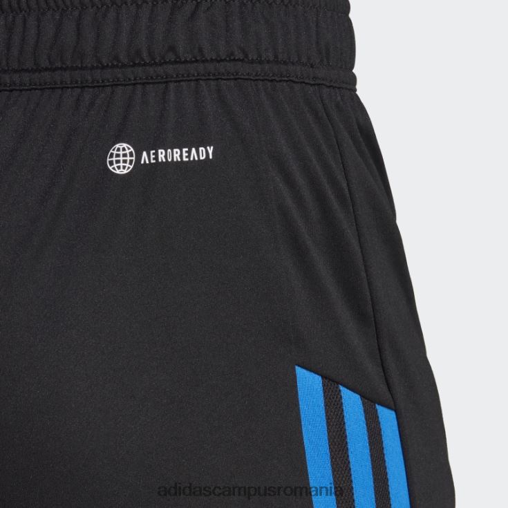 adidas campus romania pantaloni scurți de antrenament manchester united condivo 22 negru femei negru/albastru strălucitor J266N217060