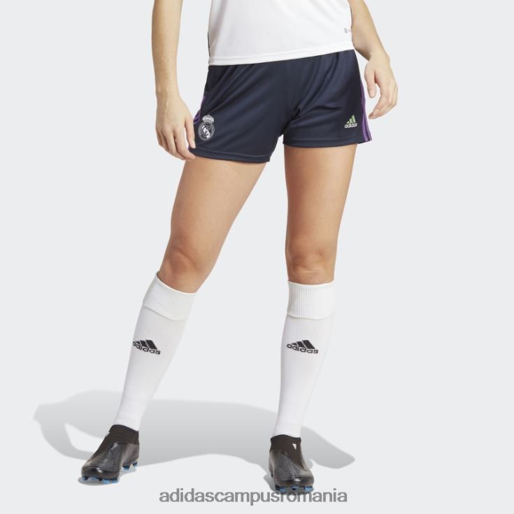 adidas campus romania pantaloni scurți de antrenament real madrid condivo 22 bleumarin de noapte femei marina de noapte J266N217327