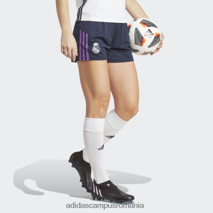 adidas campus romania pantaloni scurți de antrenament real madrid condivo 22 bleumarin de noapte femei marina de noapte J266N217327