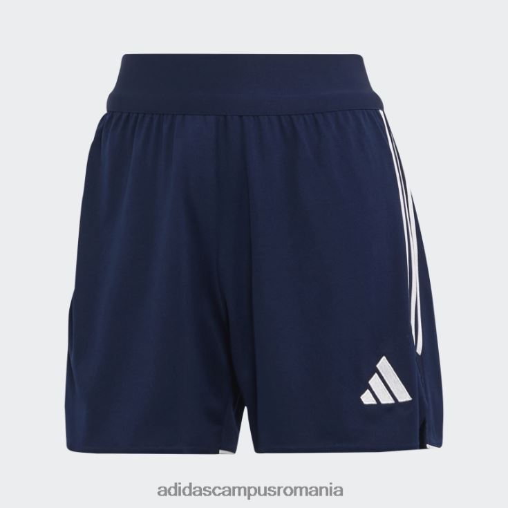 adidas campus romania pantaloni scurți de liga tiro 23 bleumarin femei bleumarin/alb J266N29692