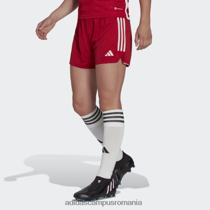adidas campus romania pantaloni scurți de liga tiro 23 roșii adidas femei rosu alb J266N29576