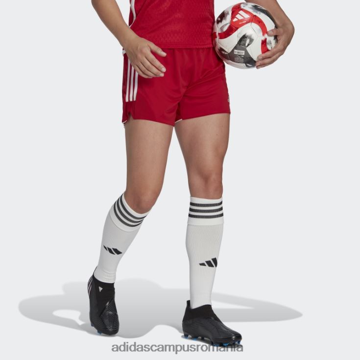 adidas campus romania pantaloni scurți de liga tiro 23 roșii adidas femei rosu alb J266N29576