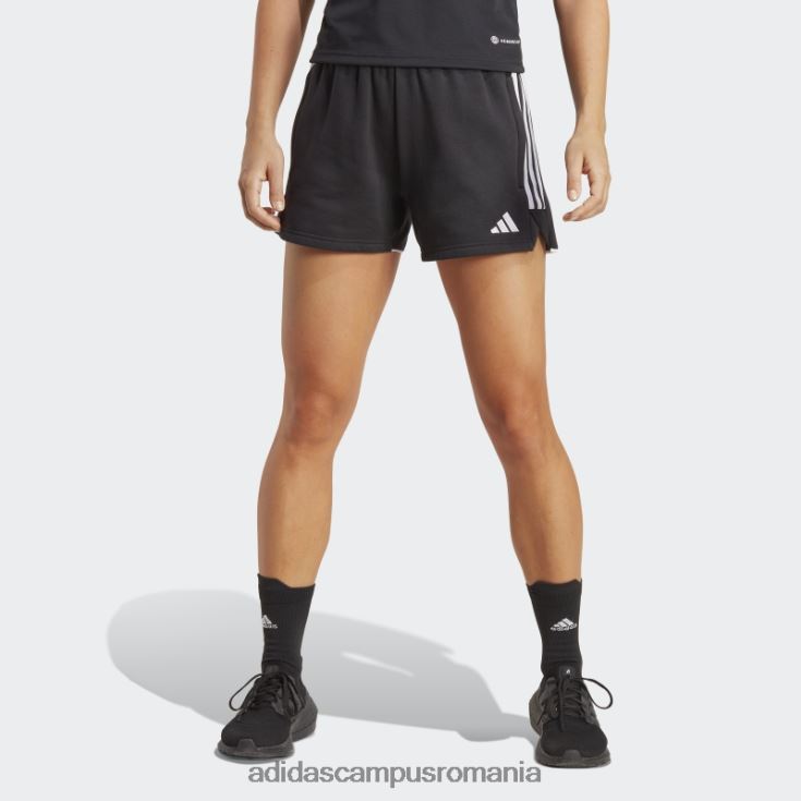 adidas campus romania pantaloni scurți de transpirație tiro 23 league black hot femei negru J266N216933