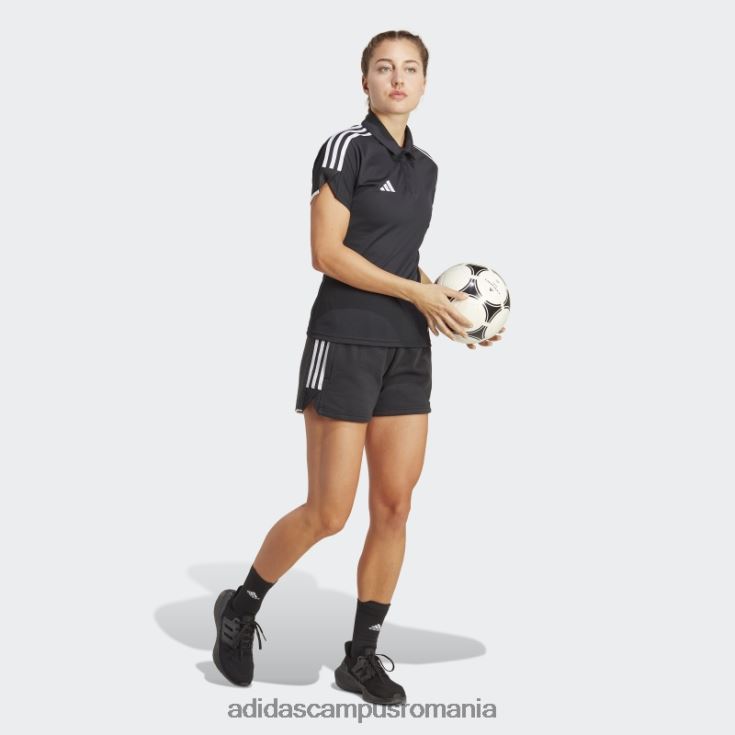 adidas campus romania pantaloni scurți de transpirație tiro 23 league black hot femei negru J266N216933