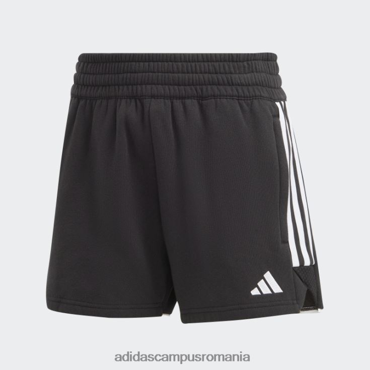 adidas campus romania pantaloni scurți de transpirație tiro 23 league black hot femei negru J266N216933