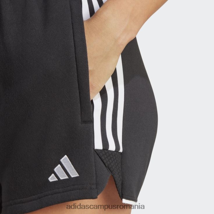 adidas campus romania pantaloni scurți de transpirație tiro 23 league black hot femei negru J266N216933