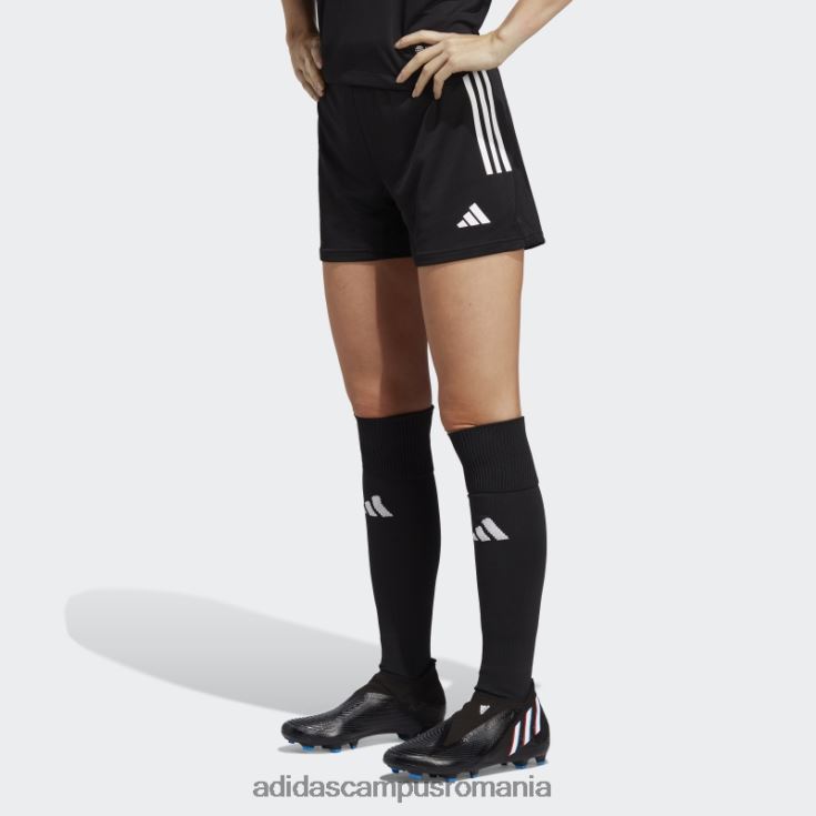 adidas campus romania pantaloni scurți tiro 23 pro negru femei alb negru J266N217401
