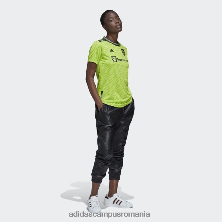 adidas campus romania slime manchester united 22/23 tricou al treilea autentic femei slime J266N217321