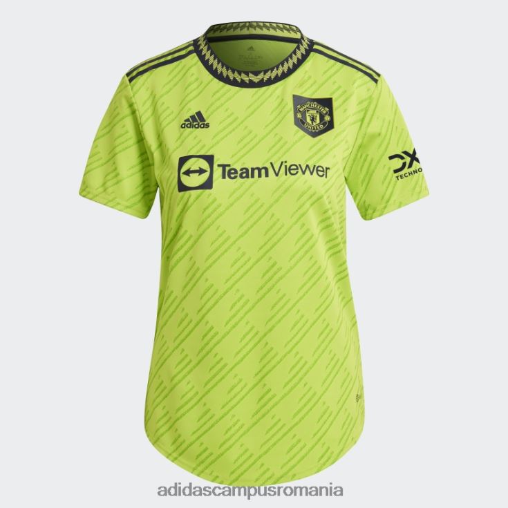 adidas campus romania slime manchester united 22/23 tricou al treilea autentic femei slime J266N217321
