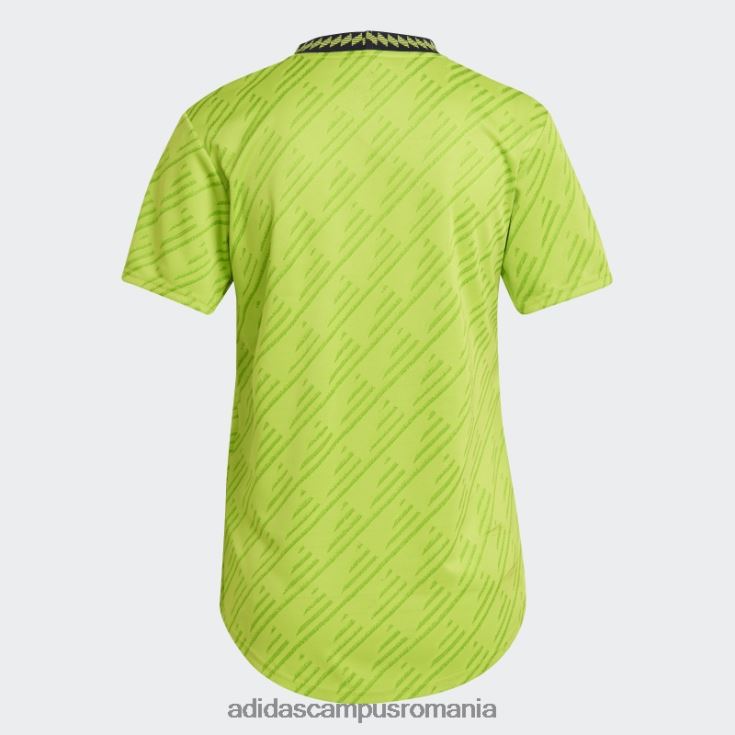 adidas campus romania slime manchester united 22/23 tricou al treilea autentic femei slime J266N217321