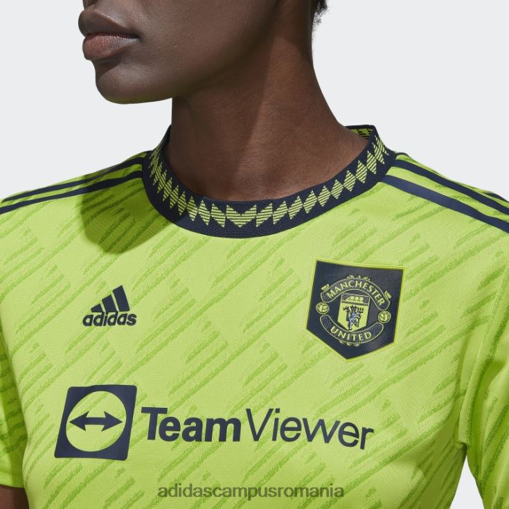 adidas campus romania slime manchester united 22/23 tricou al treilea autentic femei slime J266N217321