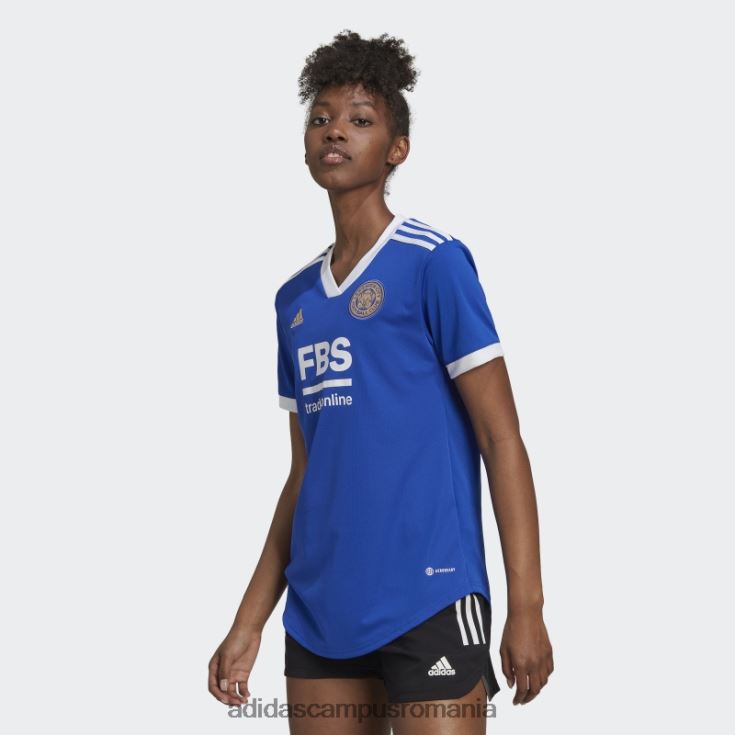 adidas campus romania tricou acasă leicester city fc 22/23 albastru îndrăzneț adidas femei albastru îndrăzneț J266N217499