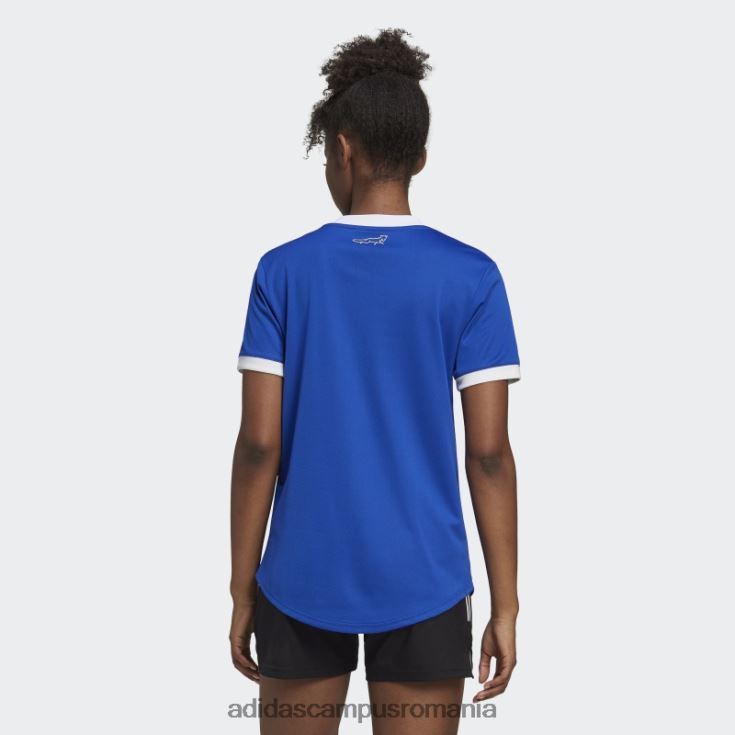 adidas campus romania tricou acasă leicester city fc 22/23 albastru îndrăzneț adidas femei albastru îndrăzneț J266N217499