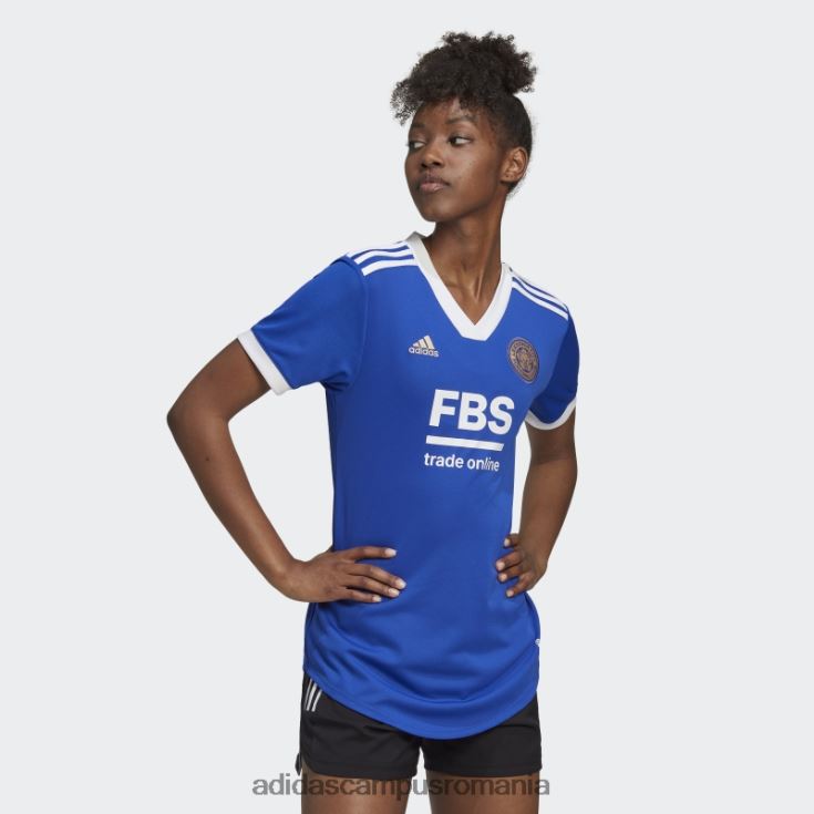 adidas campus romania tricou acasă leicester city fc 22/23 albastru îndrăzneț adidas femei albastru îndrăzneț J266N217499