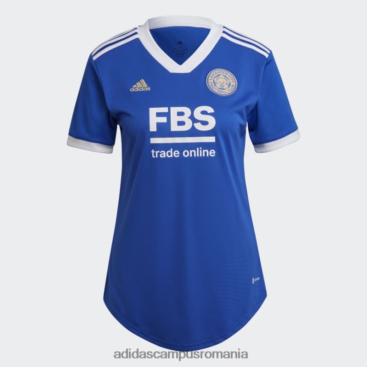 adidas campus romania tricou acasă leicester city fc 22/23 albastru îndrăzneț adidas femei albastru îndrăzneț J266N217499