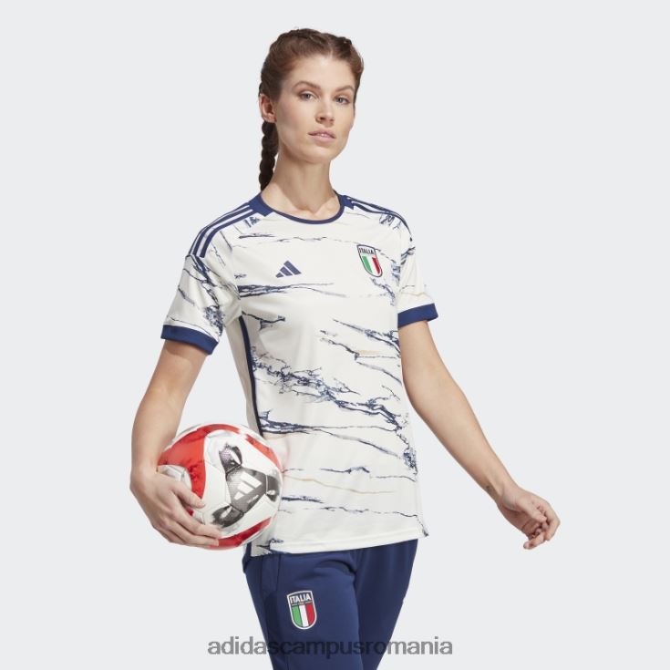 adidas campus romania tricou alb al echipei Italiei feminin 23 deplasare femei alb J266N217501