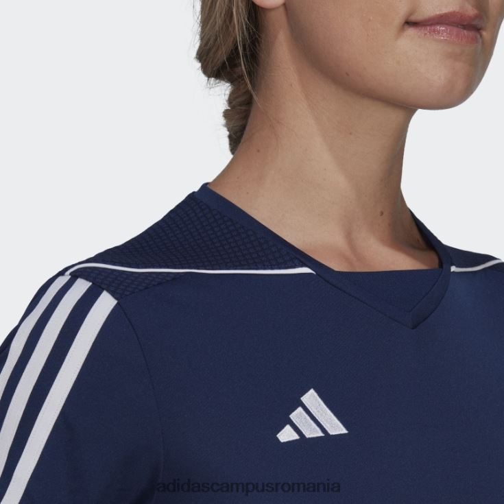 adidas campus romania tricou alb al ligii tiro 23 femei bleumarin/alb J266N217349
