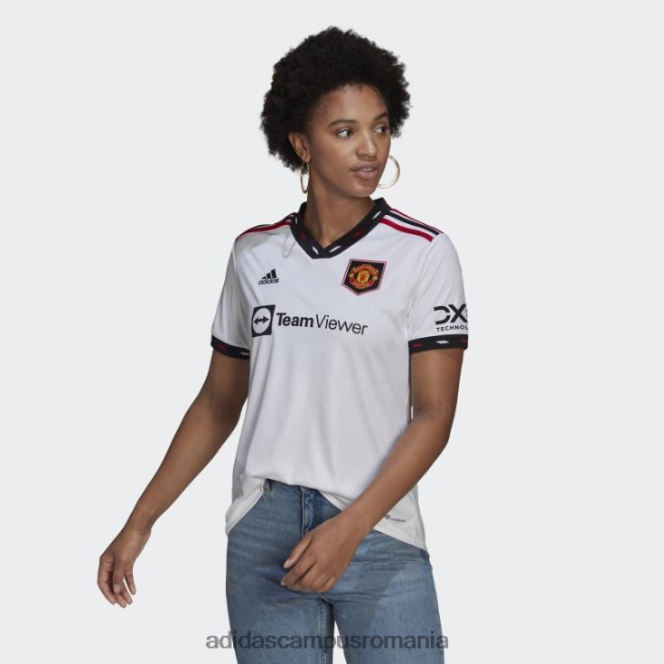 adidas campus romania tricou alb manchester united 22/23 deplasare adidas femei alb J266N216521
