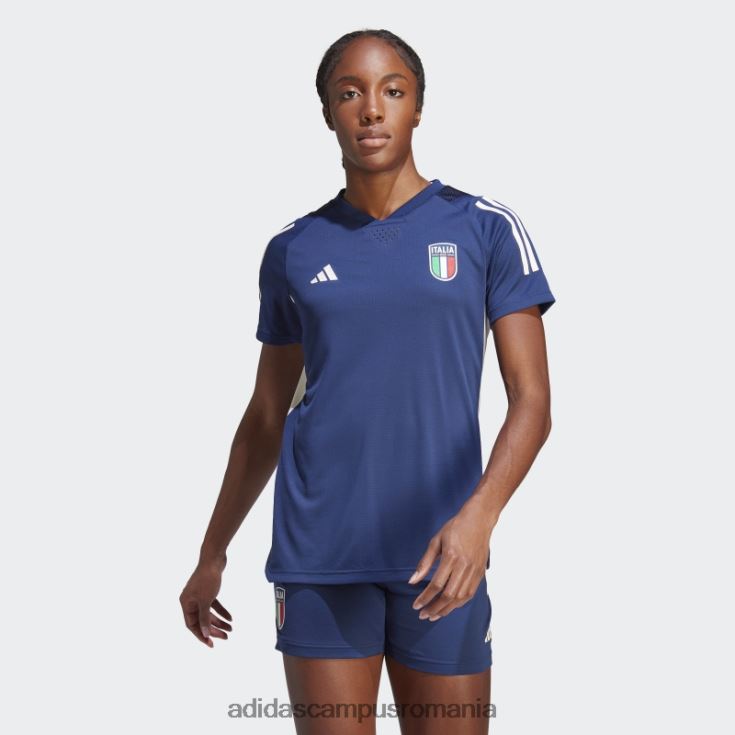 adidas campus romania tricou albastru închis Italia tiro 23 pro femei albastru închis/alb J266N217405