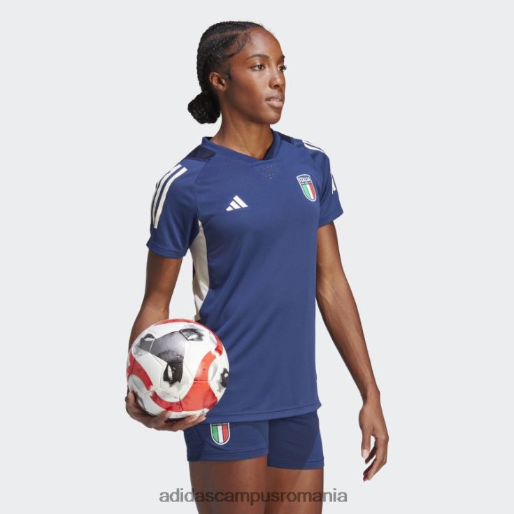 adidas campus romania tricou albastru închis Italia tiro 23 pro femei albastru închis/alb J266N217405