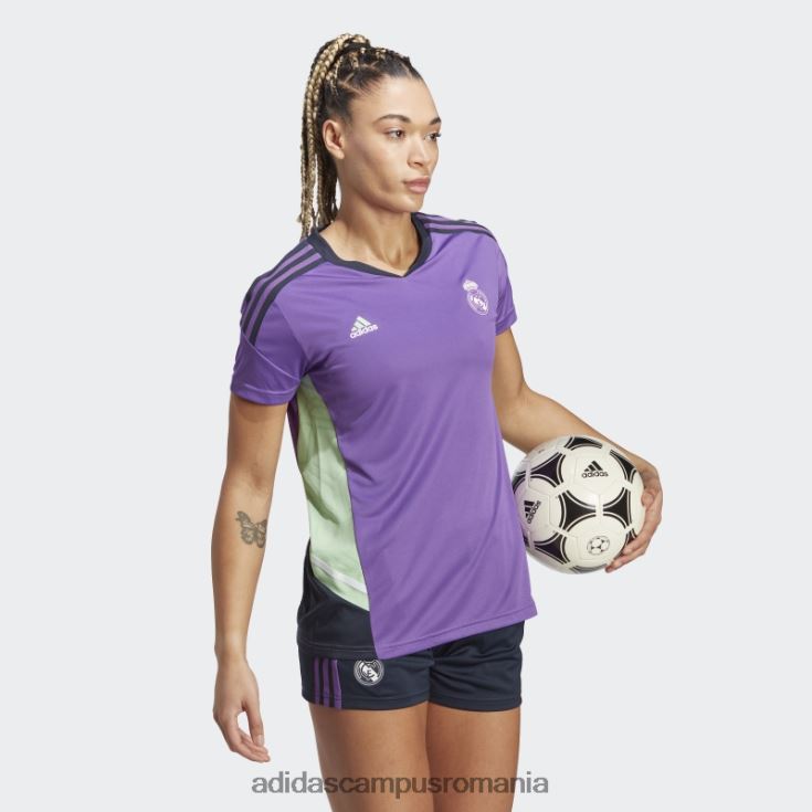 adidas campus romania tricou de antrenament real madrid condivo 22 violet femei Violet J266N217306