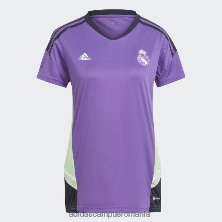 adidas campus romania tricou de antrenament real madrid condivo 22 violet femei Violet J266N217306