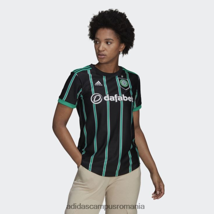 adidas campus romania tricou deplasare celtic fc 22/23 negru femei negru J266N216735