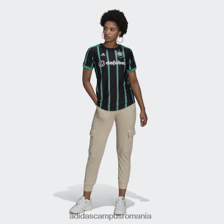 adidas campus romania tricou deplasare celtic fc 22/23 negru femei negru J266N216735