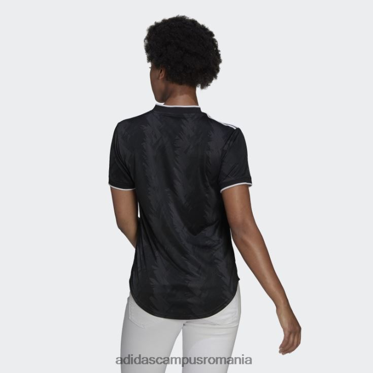 adidas campus romania tricou fierbinte carbon juventus 22/23 deplasare femei negru/alb/carbon J266N216888
