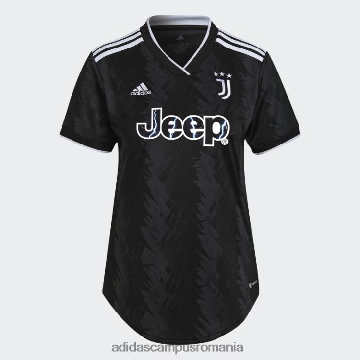 adidas campus romania tricou fierbinte carbon juventus 22/23 deplasare femei negru/alb/carbon J266N216888