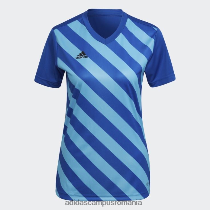 adidas campus romania tricou grafic entrada 22 albastru regal femei albastru regal/aplicație sky rush J266N217357