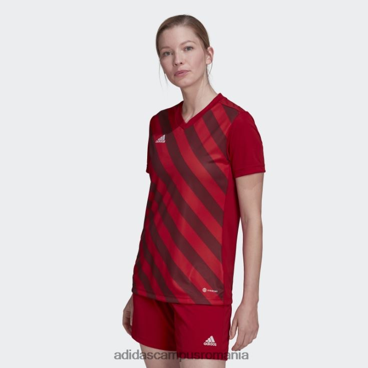 adidas campus romania tricou grafic rosu entrada 22 adidas femei roșu J266N217391