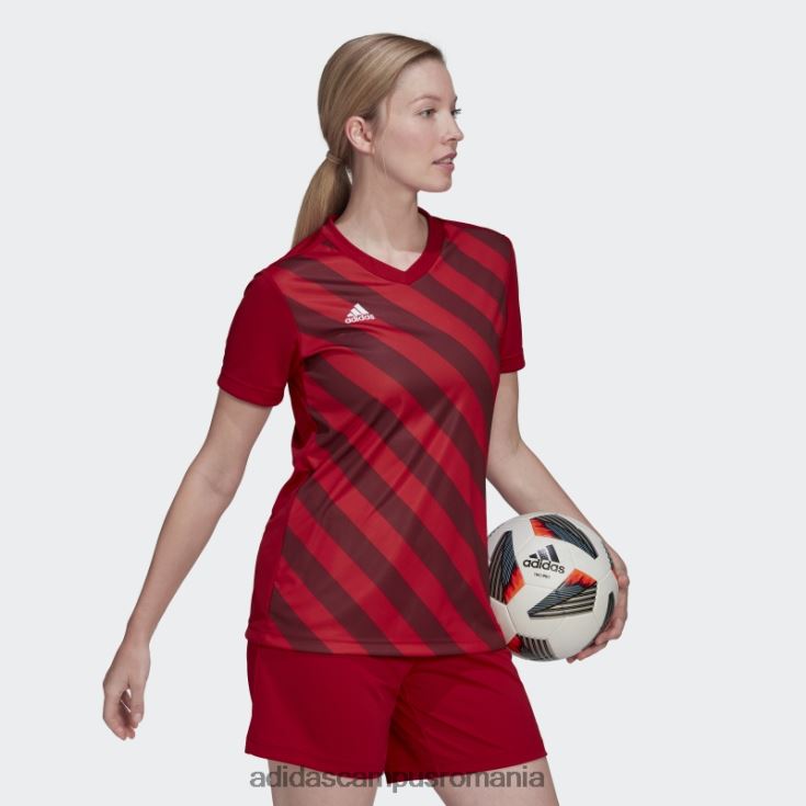 adidas campus romania tricou grafic rosu entrada 22 adidas femei roșu J266N217391