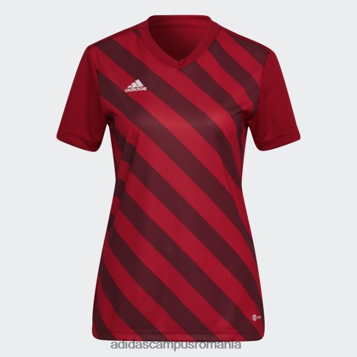 adidas campus romania tricou grafic rosu entrada 22 adidas femei roșu J266N217391