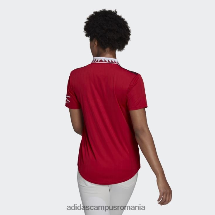 adidas campus romania tricou home manchester united 22/23, roșu, modă femei roșu adevărat J266N216534