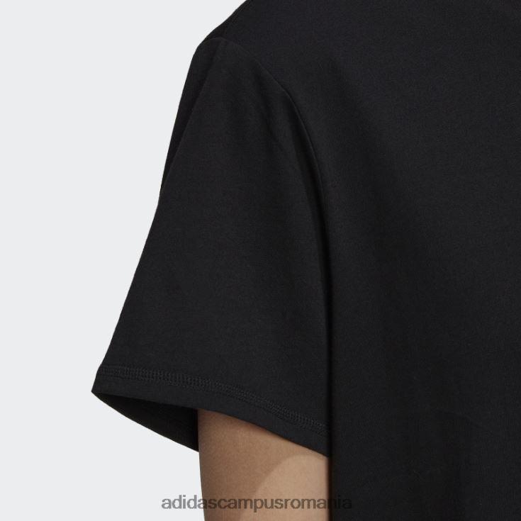 adidas campus romania tricou negru Olympique Lyonnais femei negru J266N217350