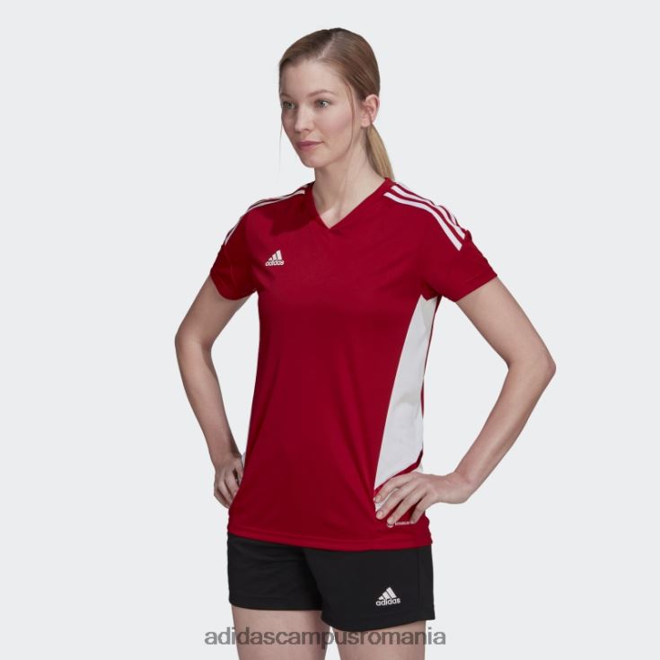 adidas campus romania tricoul condivo 22 rosu femei roșu J266N29667