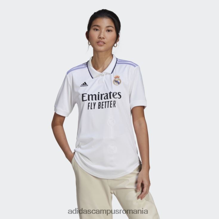 adidas campus romania tricoul home real madrid 22/23 alb femei alb J266N217354
