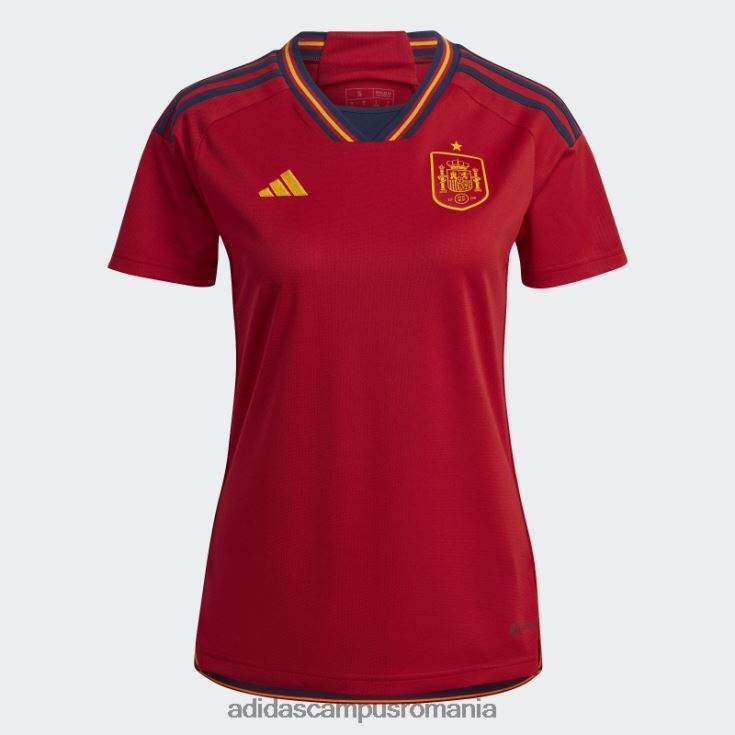 adidas campus romania tricoul roșu spania 22 acasă adidas femei roșu/albastru marin J266N22529