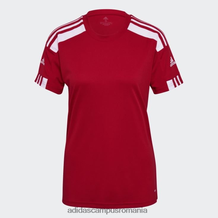 adidas campus romania tricoul squadra 21 roșu femei rosu alb J266N29092