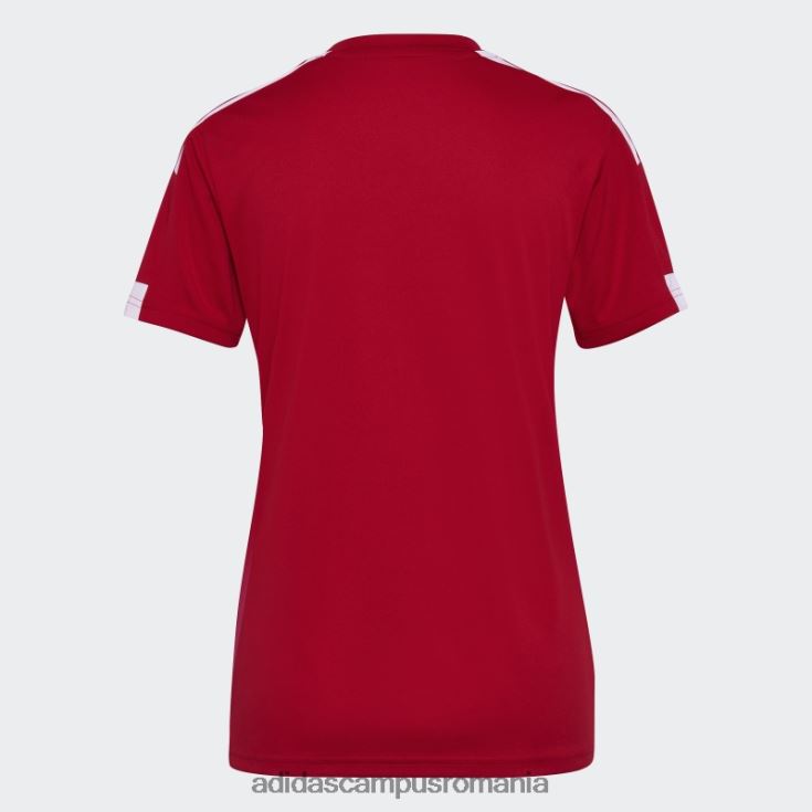 adidas campus romania tricoul squadra 21 roșu femei rosu alb J266N29092