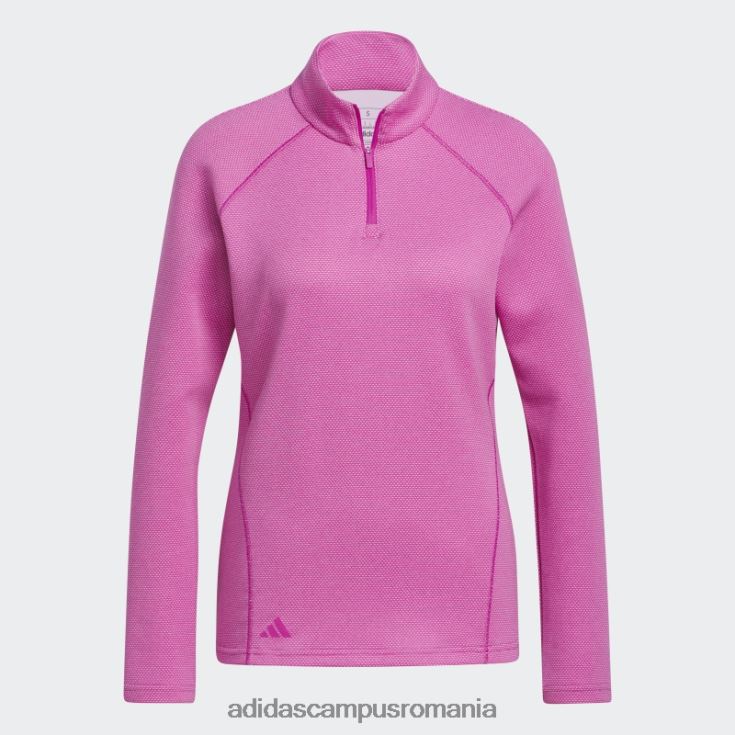 adidas campus romania Pulover de golf cu fermoar 1/4 fucsia adidas femei fucsie J266N29954