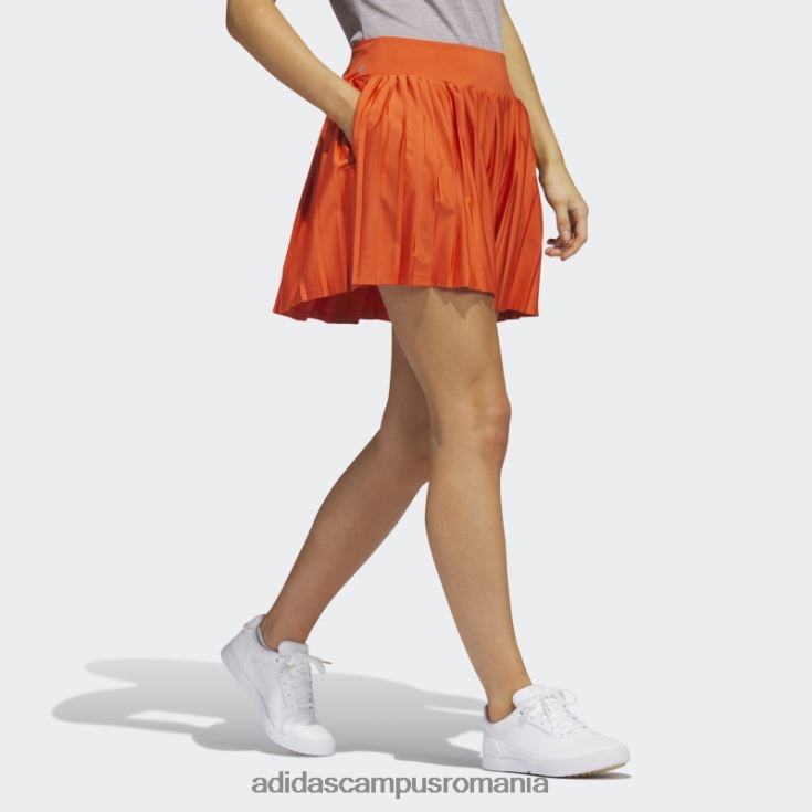 adidas campus romania Ultimate365 tour plisat 15-inch fustă de golf roșie femei roșu J266N29145