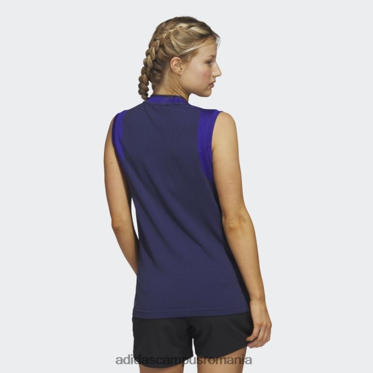 adidas campus romania Ultimate365 tour tricou polo fără mâneci din tricot, albastru femei albastru J266N29728