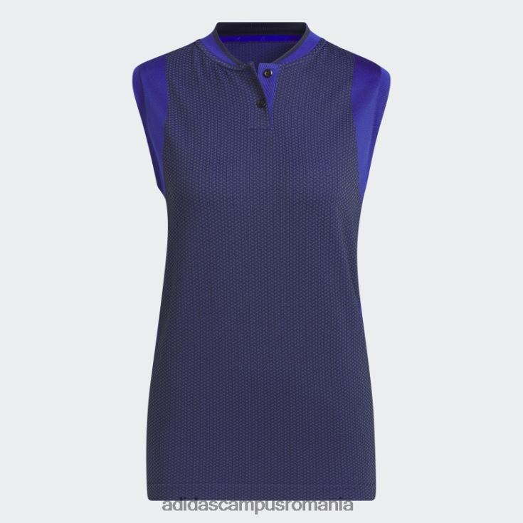adidas campus romania Ultimate365 tour tricou polo fără mâneci din tricot, albastru femei albastru J266N29728