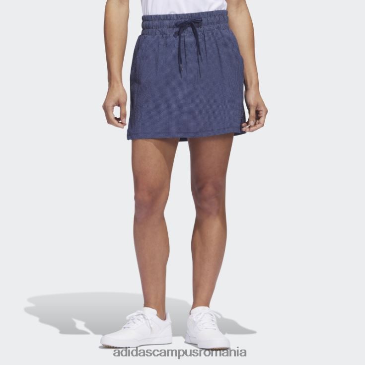 adidas campus romania bluză seersucker 16-inch golf skort fashion femei marina J266N29707