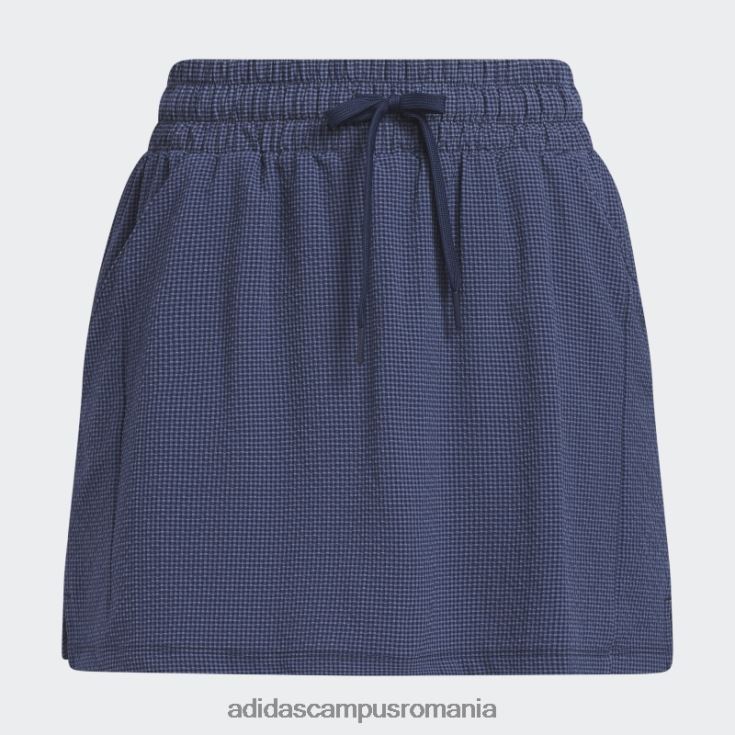 adidas campus romania bluză seersucker 16-inch golf skort fashion femei marina J266N29707