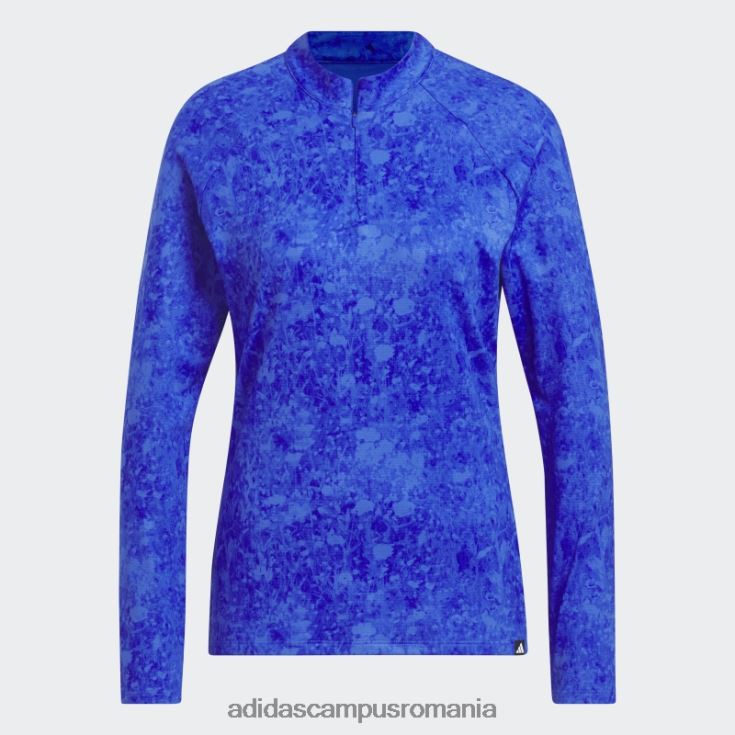 adidas campus romania cămașă de golf cu mânecă lungă cu imprimeu ultimate365 tour albastru femei albastru J266N210132