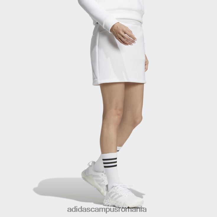 adidas campus romania fustă albă cu 3 bare femei alb J266N23029